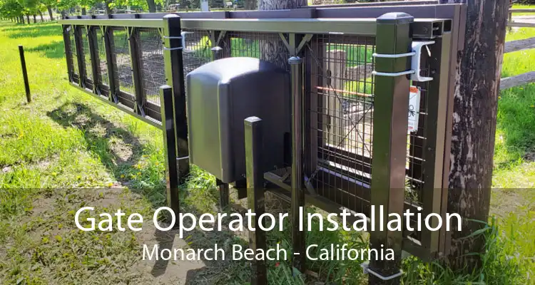 Gate Operator Installation Monarch Beach - California